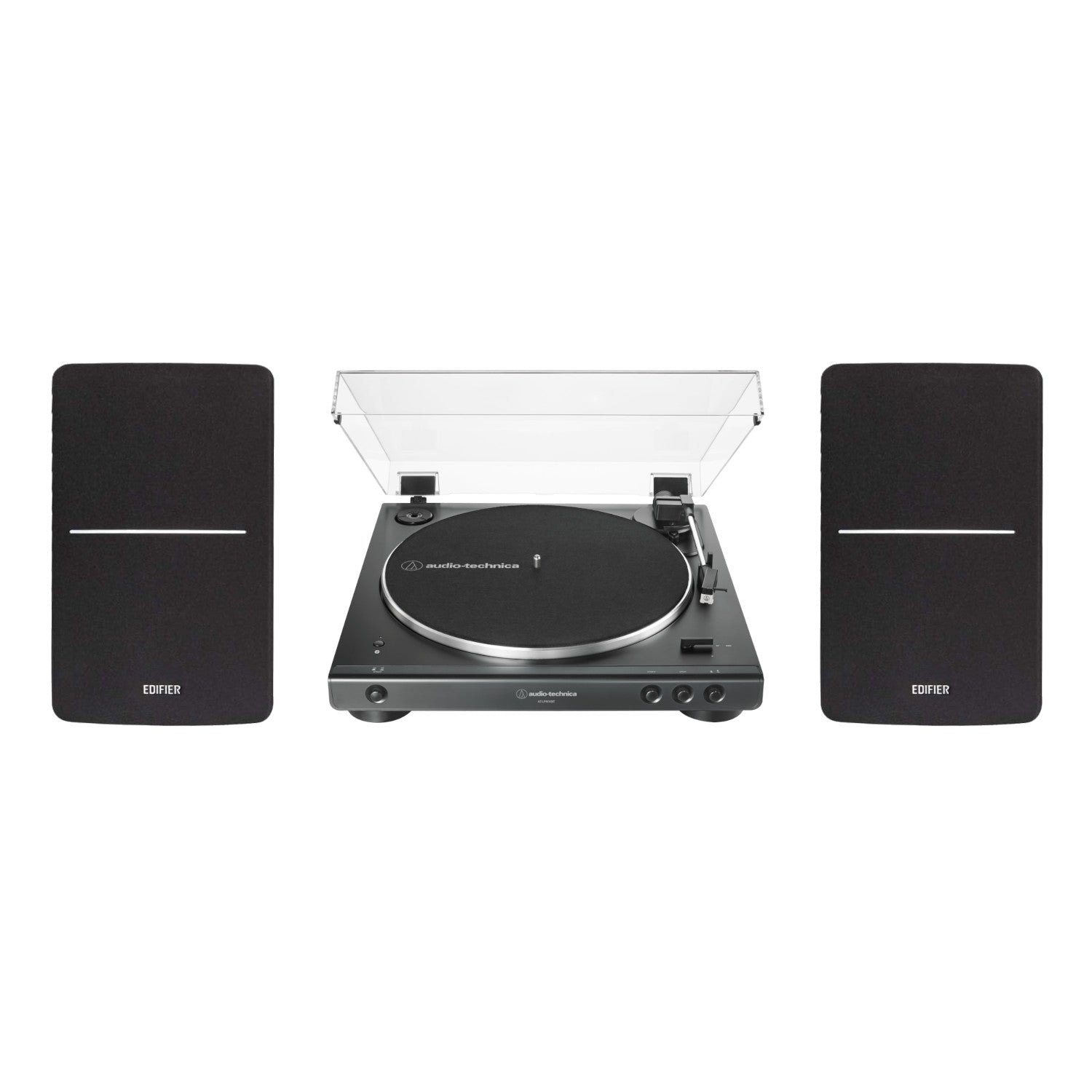 Audio Technica LP60XBT, Bluetooth turntable with Edifier Speakers