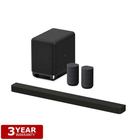 Sony HT-A9000 Package | Bundle with A9000 Soundbar with SA-RS5 Rear Speakers + SA-SW5 Subwoofer - APPROX 2-3 WEEK WAIT FOR STOCK