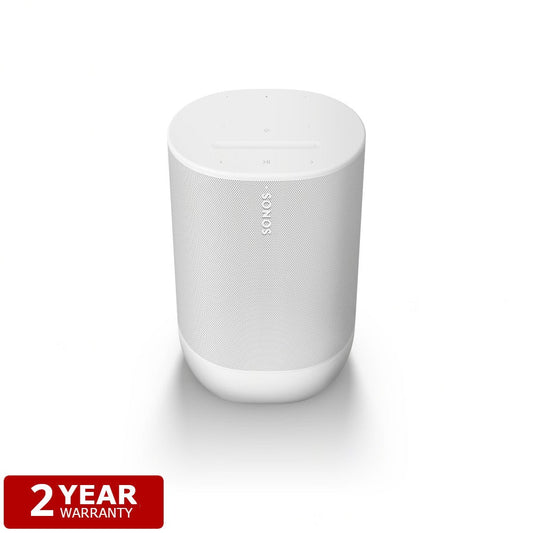 Sonos Move 2 (White) | Portable Speaker with Bluetooth and WiFi