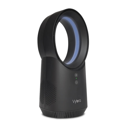 Vybra Solo | Rechargeable Bladeless & Cordless Desktop Fan