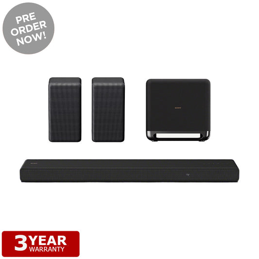 Sony HT-A3000 Package | Bundle with A3000 Soundbar, SA-RS3S Rear speakers, SW5 Subwoofer