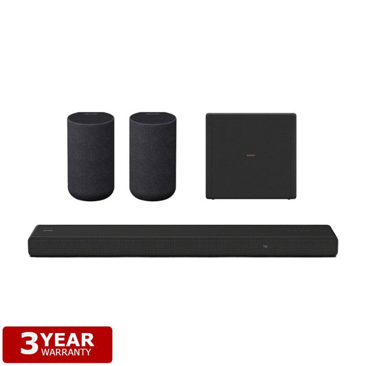 Sony HT-A3000 Package | Bundle with A3000 Soundbar, SA-RS5 Rear speakers, SW3 Subwoofer