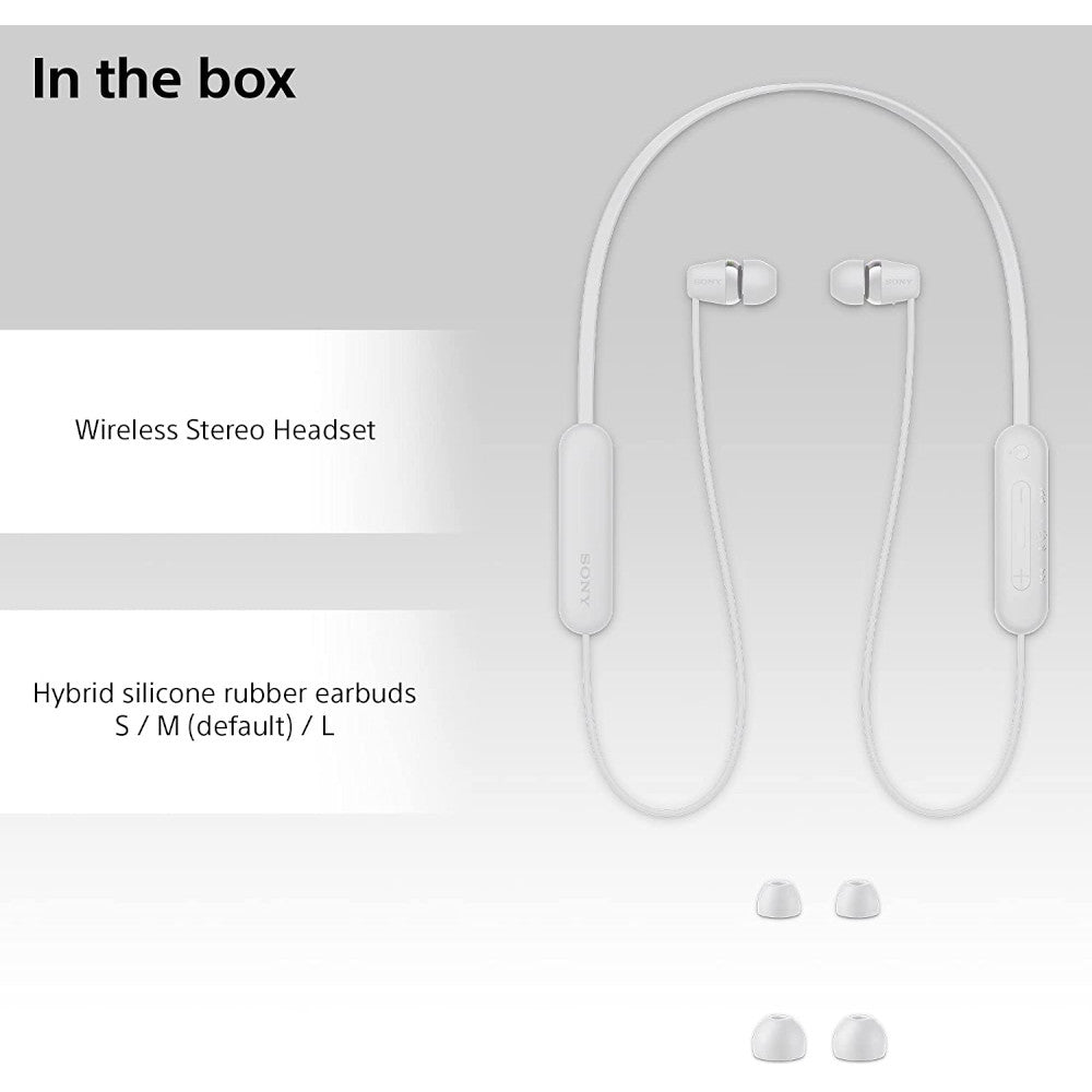 Sony WI C100 Wireless Neckband Earphones Sony Centre Falkirk